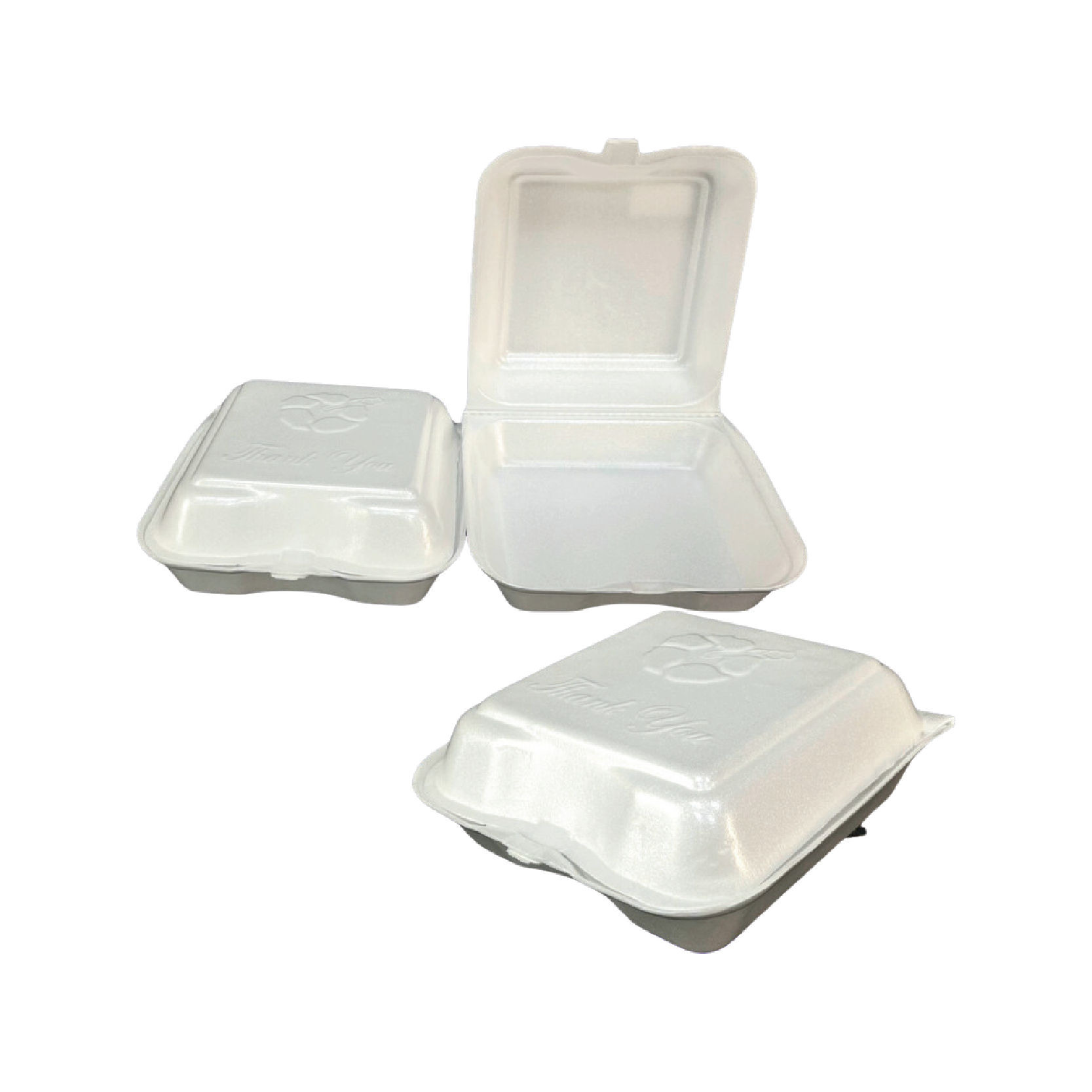 Square one compartment box