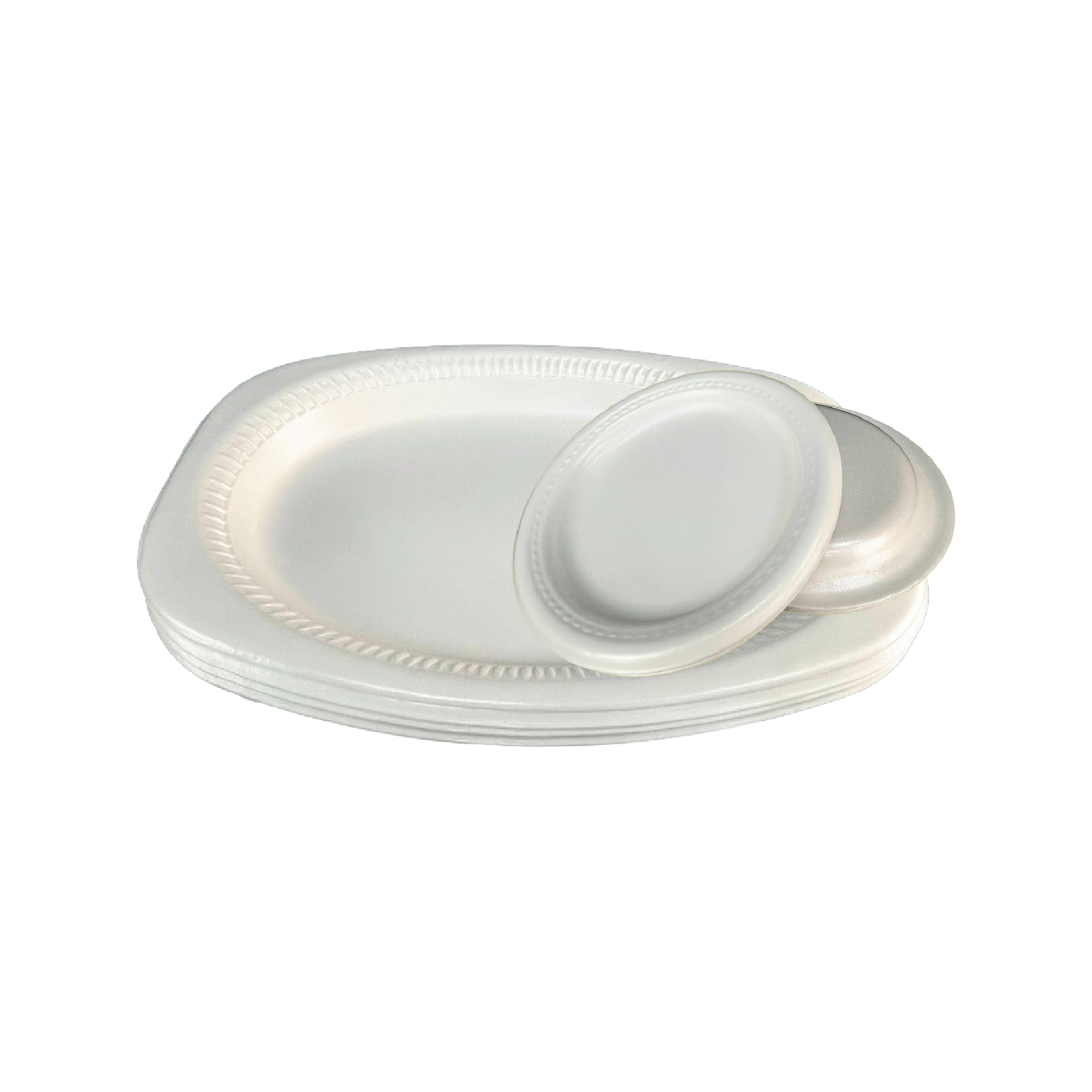 Polystyrene plate