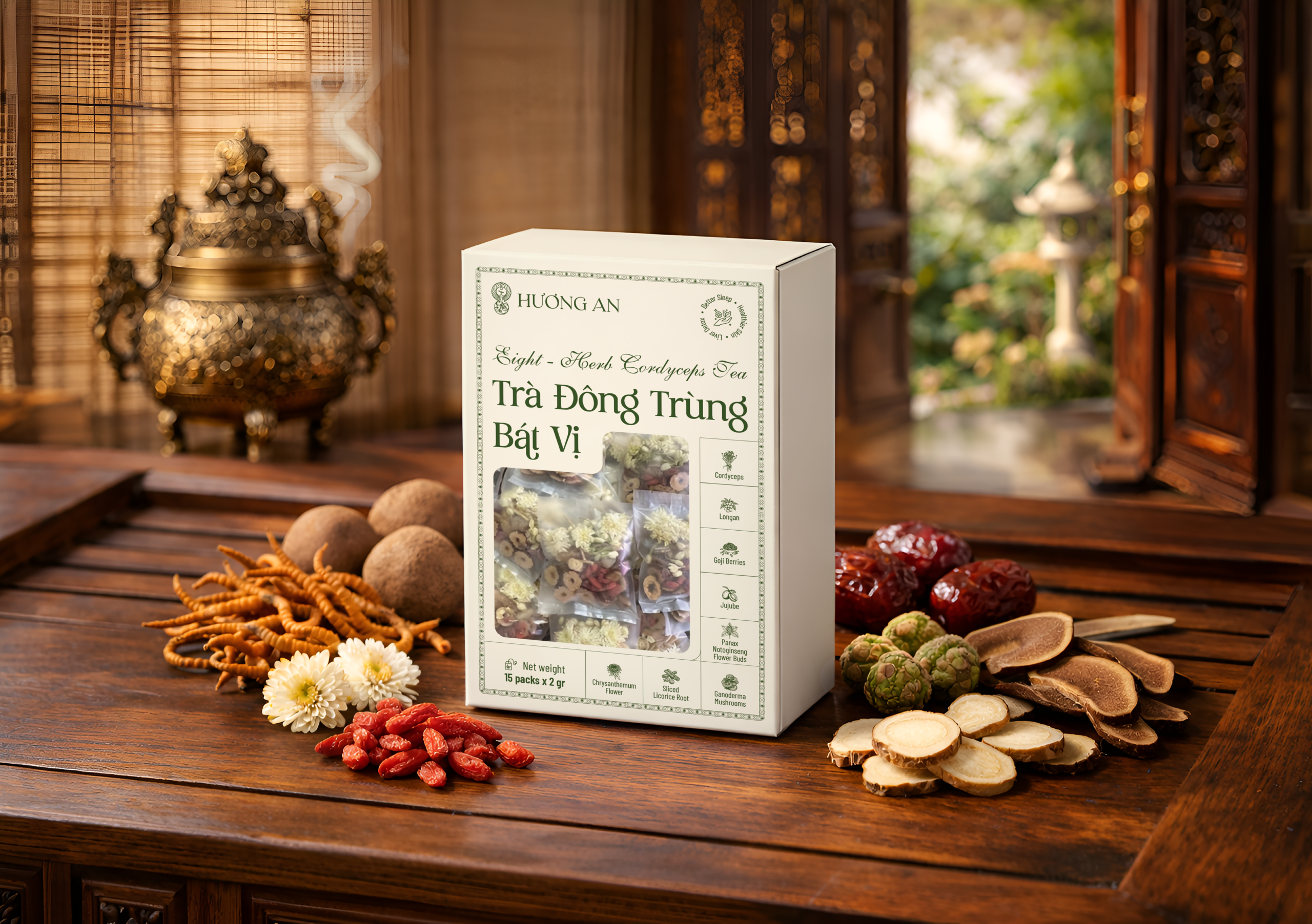 Eight - Herb Cordyceps Tea