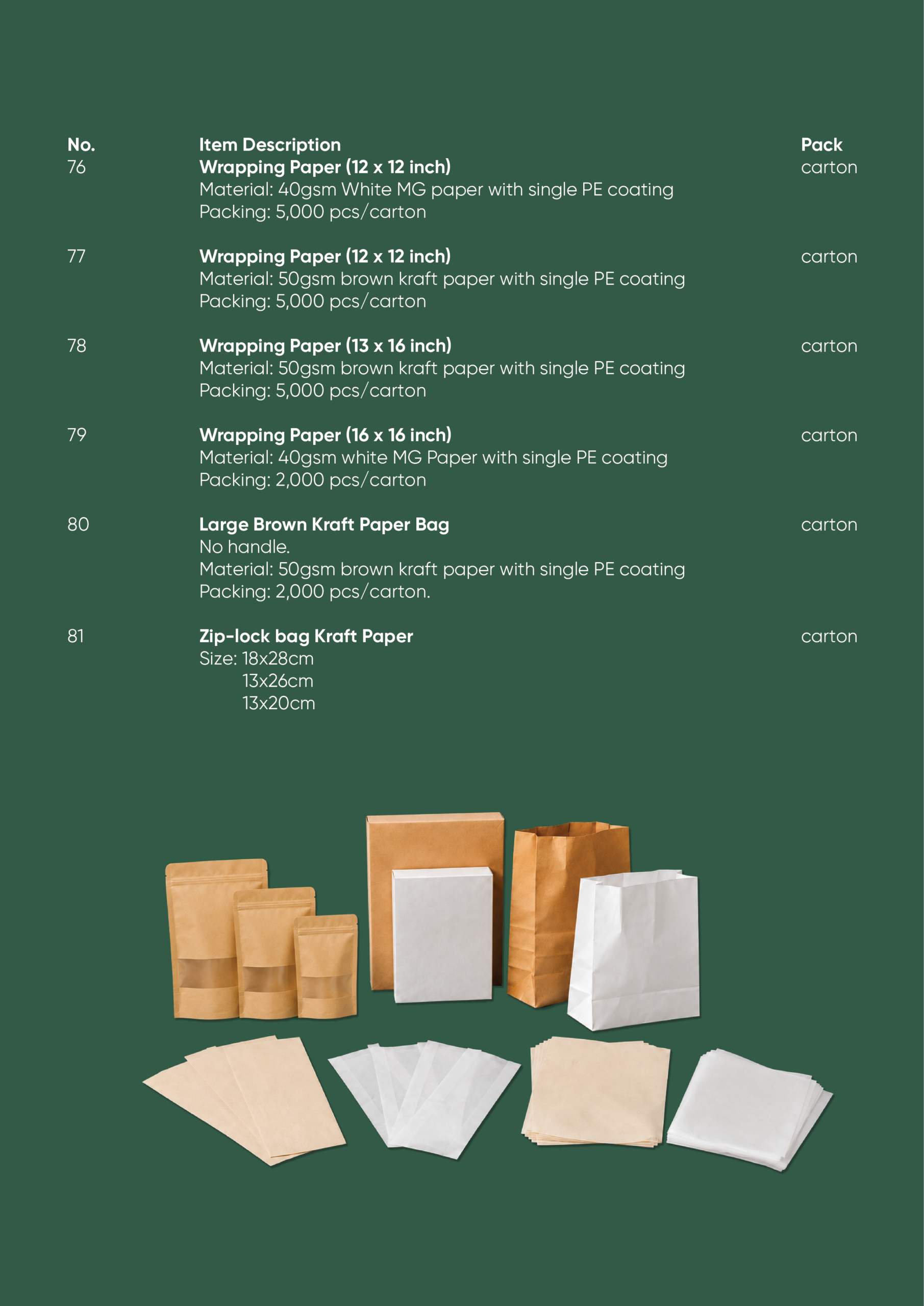 Paper Items