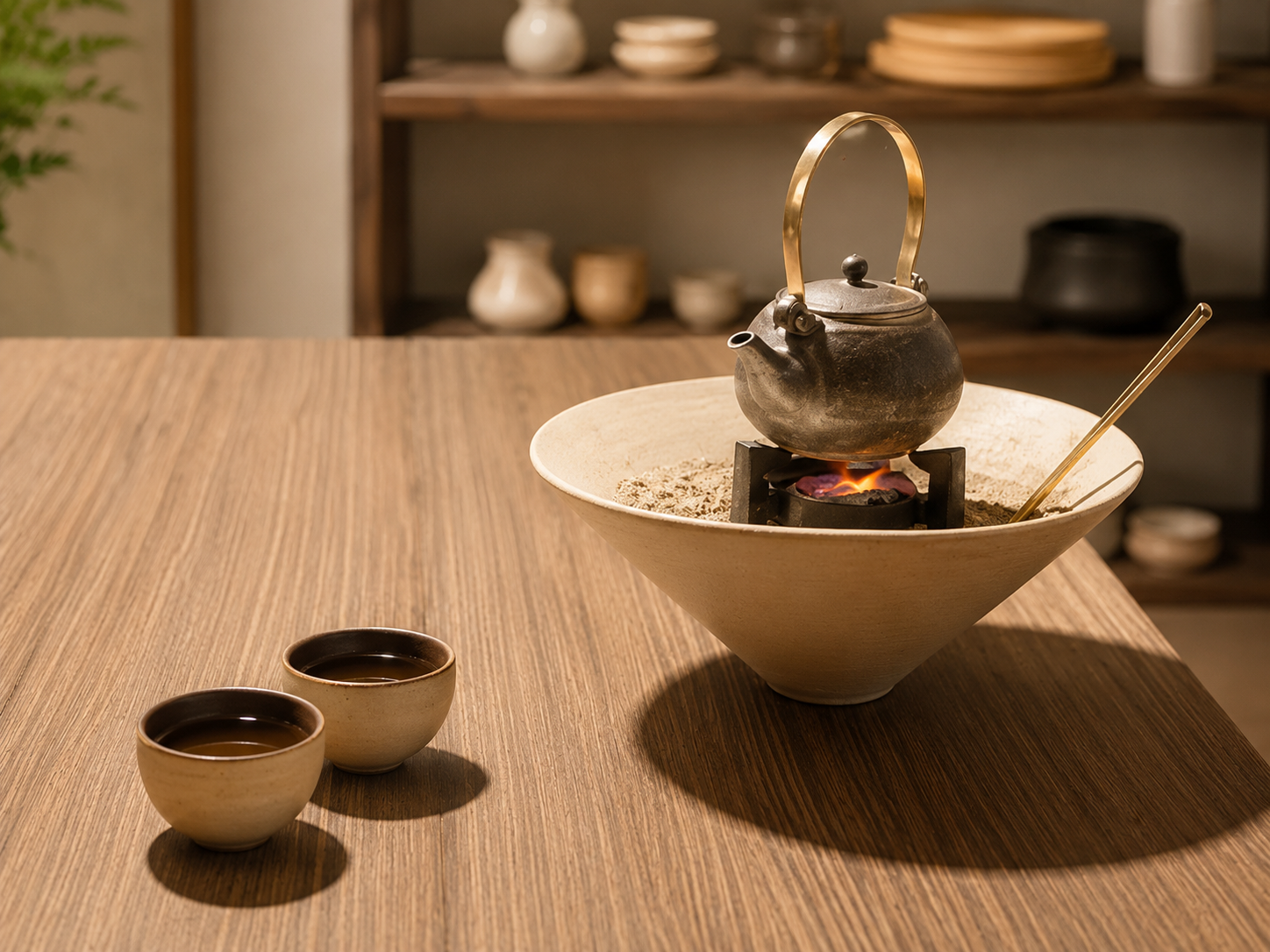 Traditional Tea-Brewing Station