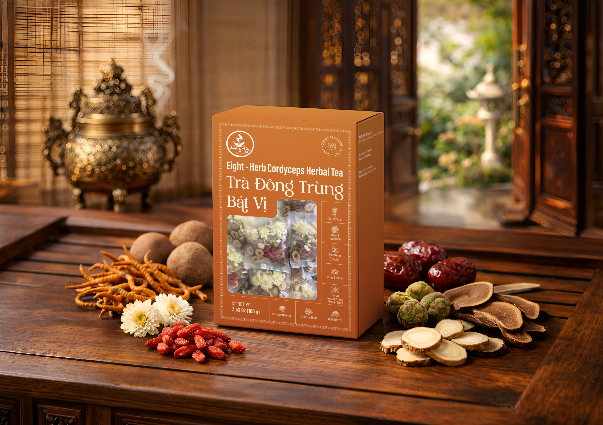 Eight - Herb Cordyceps Tea