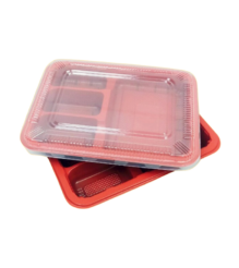 four-compartment box